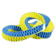 Supa` nylon double hoop Blau/gelb